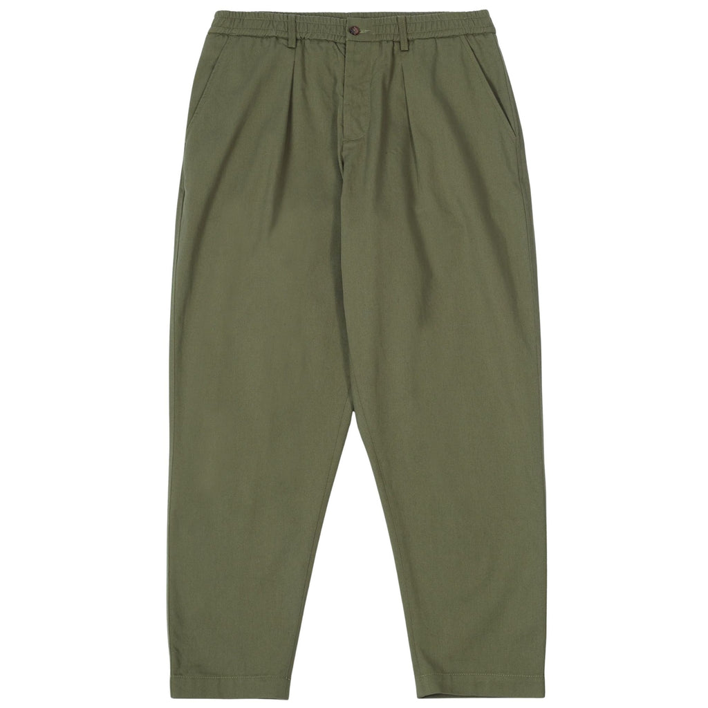 Pleated Track Pant - Olive
