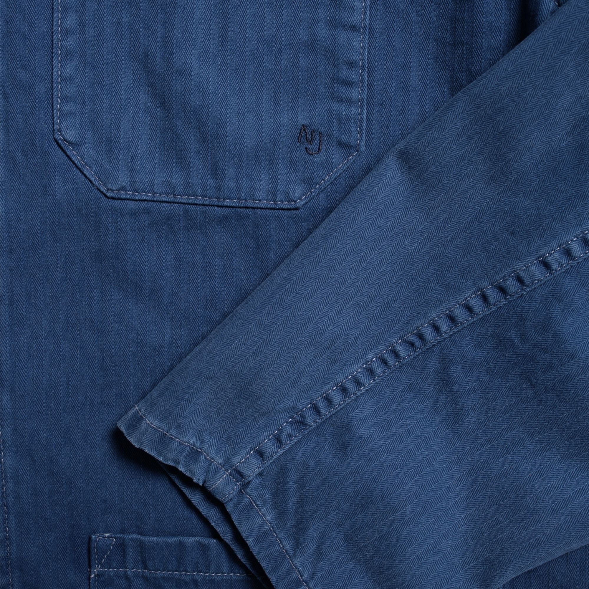 Buddy Herringbone Chore Jacket - Blue