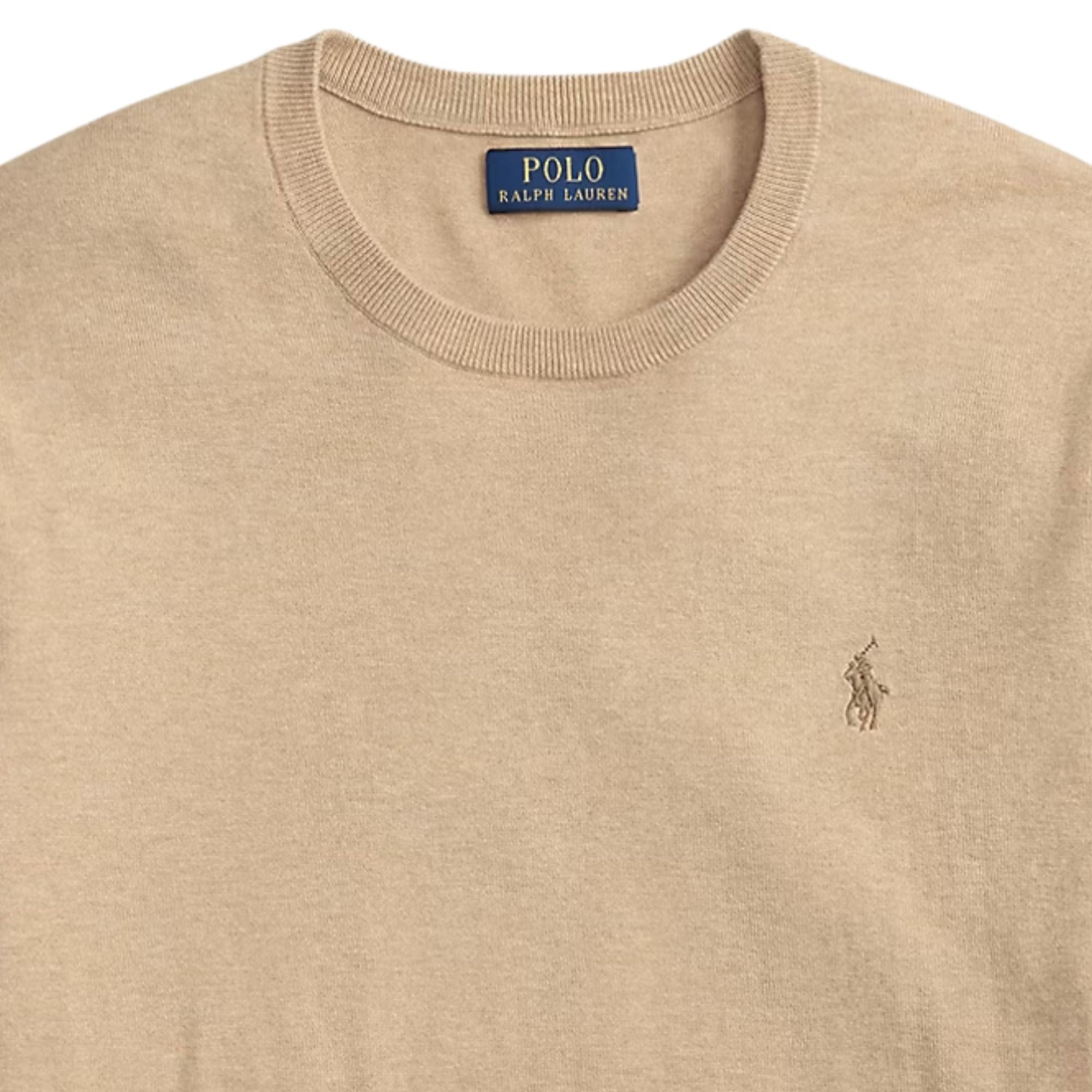 Crewneck Short-Sleeve Knit - Brown