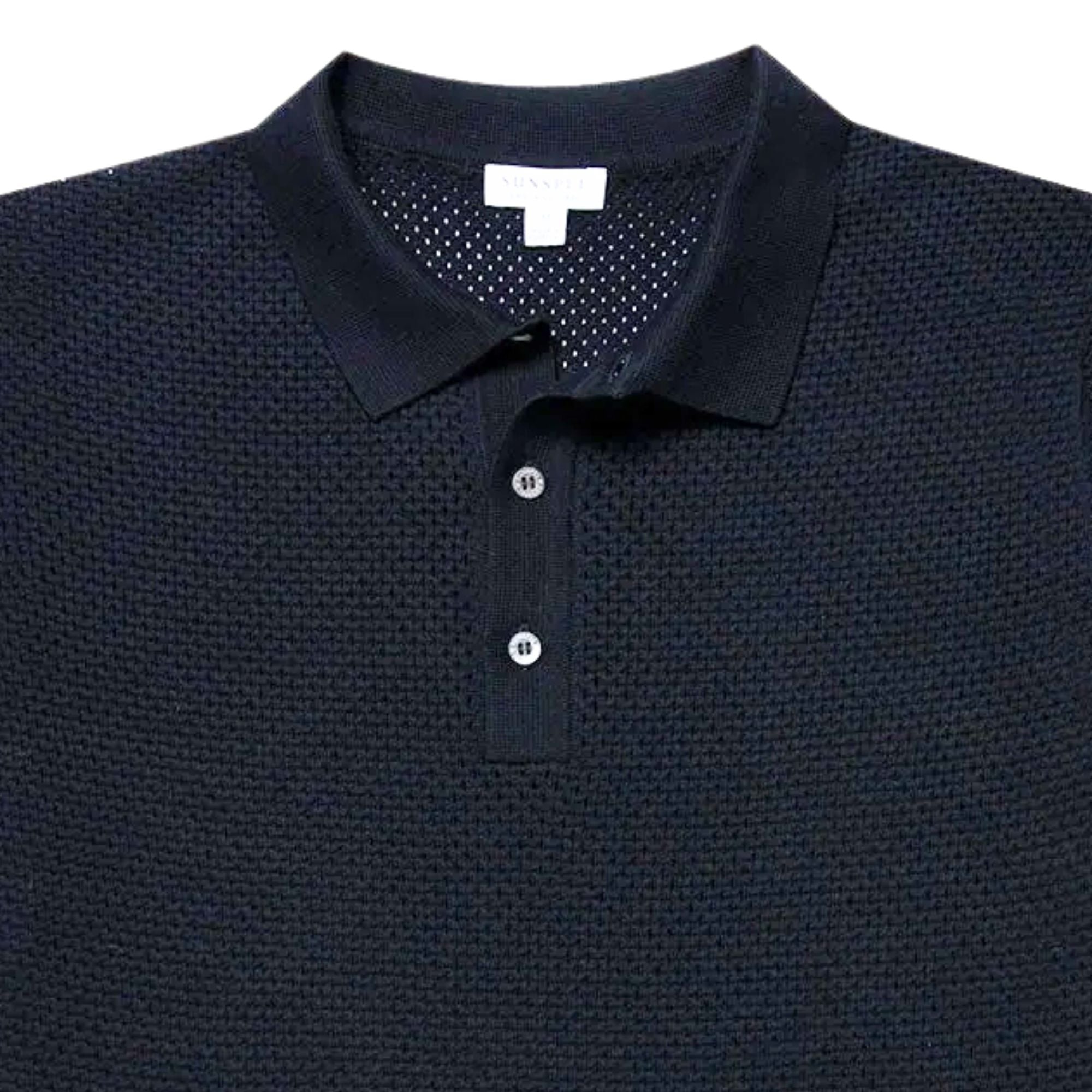 Mesh Polo - Navy