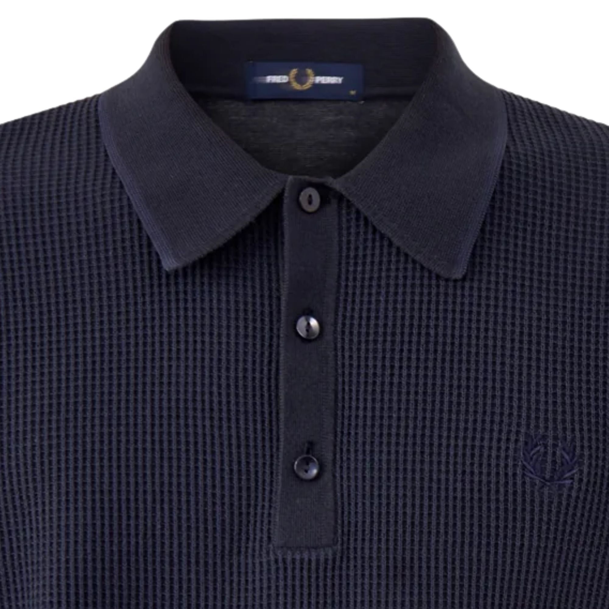 Tonic Waffle Knitted Shirt - Navy