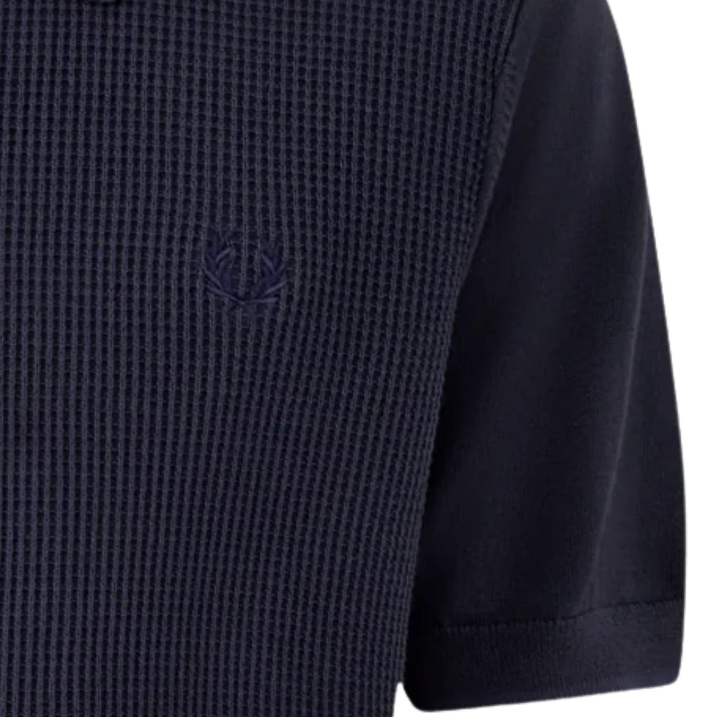 Tonic Waffle Knitted Shirt - Navy