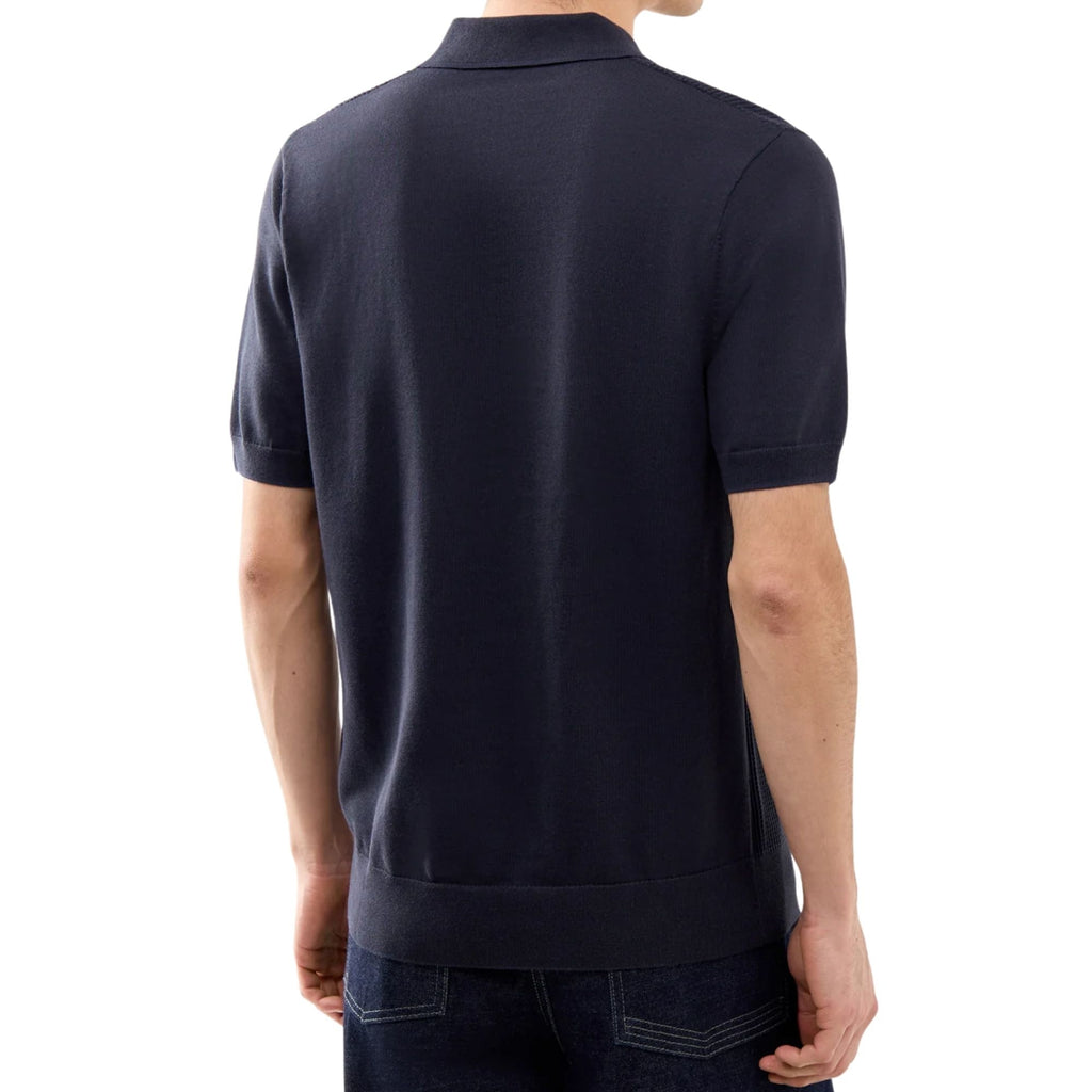 Tonic Waffle Knitted Shirt - Navy