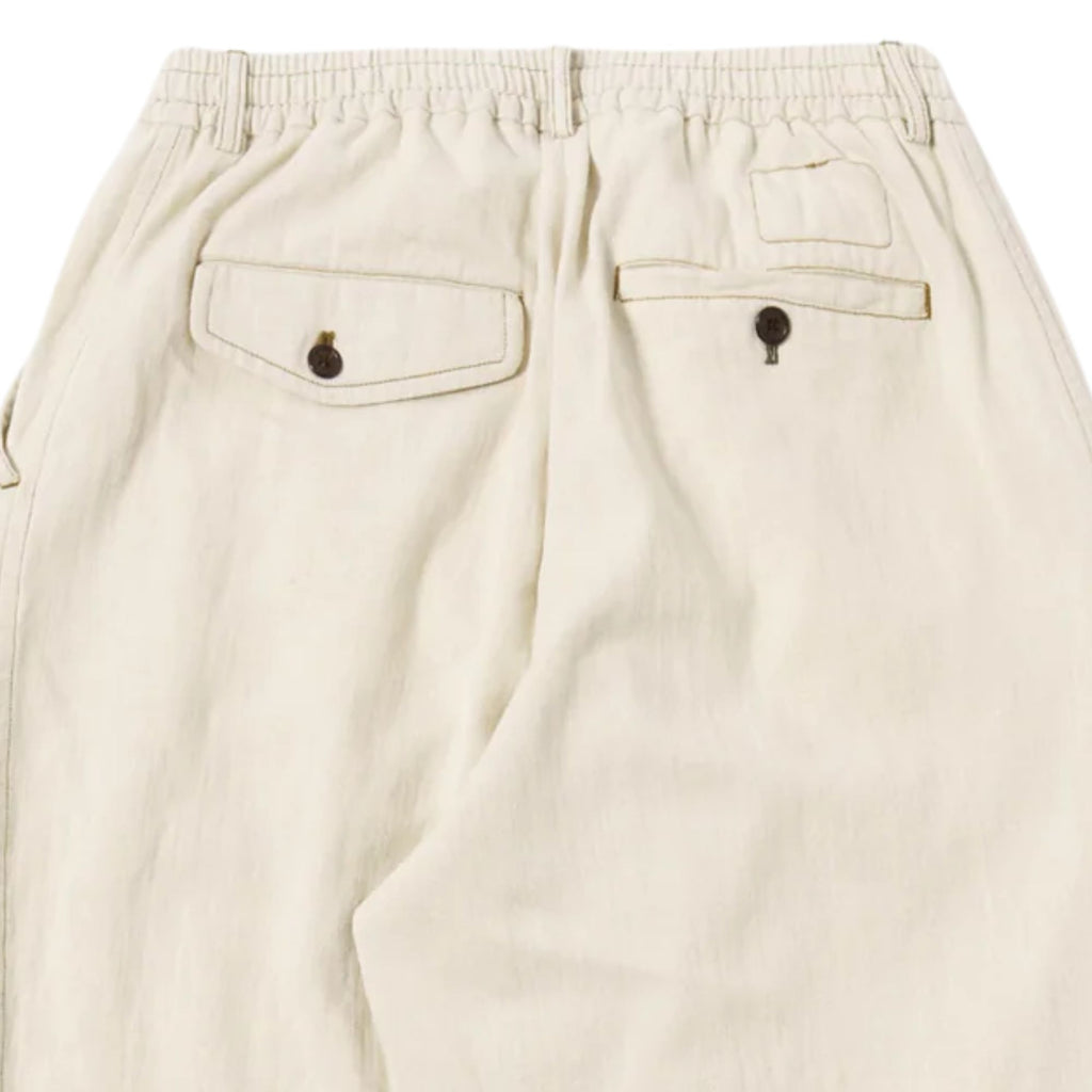 Pleated Track Pant - Ecru