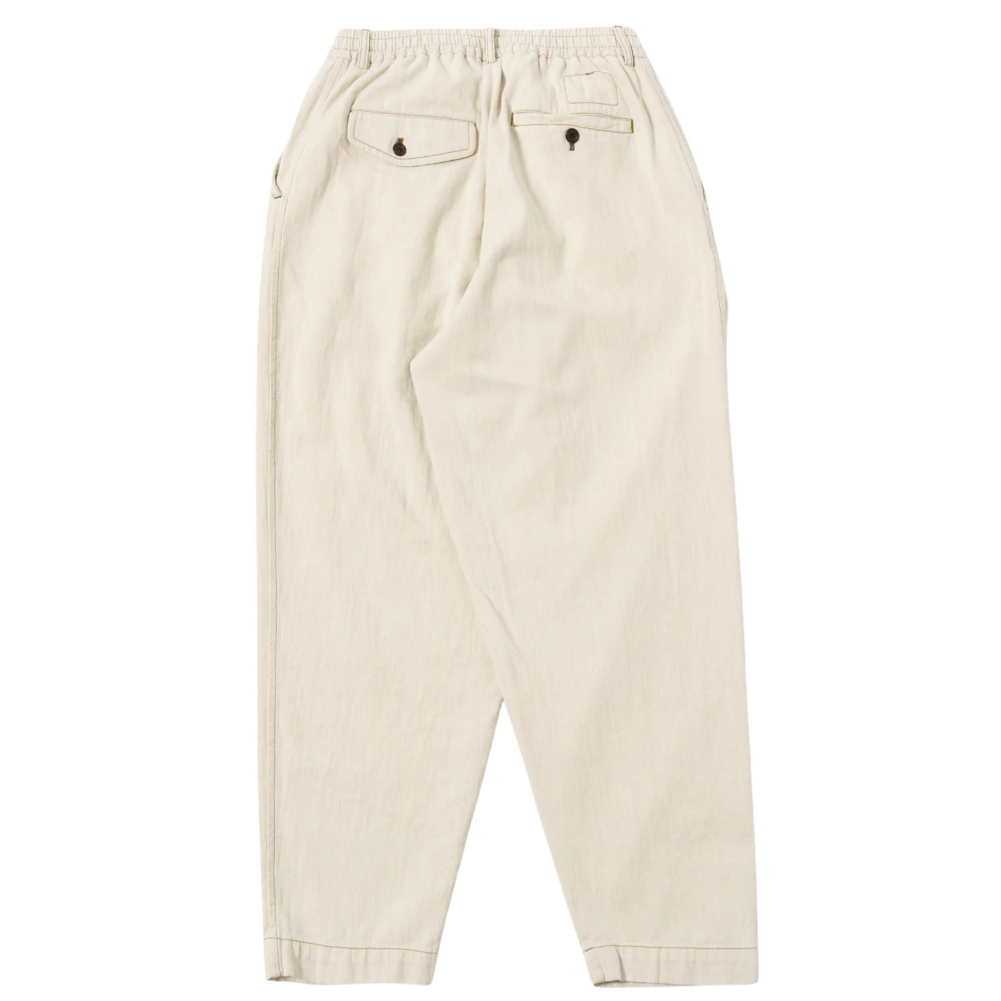 Pleated Track Pant - Ecru