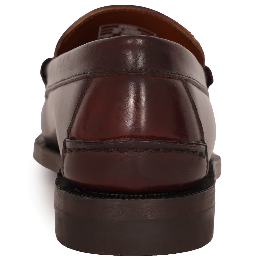 x Stuarts Dan Cordovan Penny Loafer - Brown Burgundy