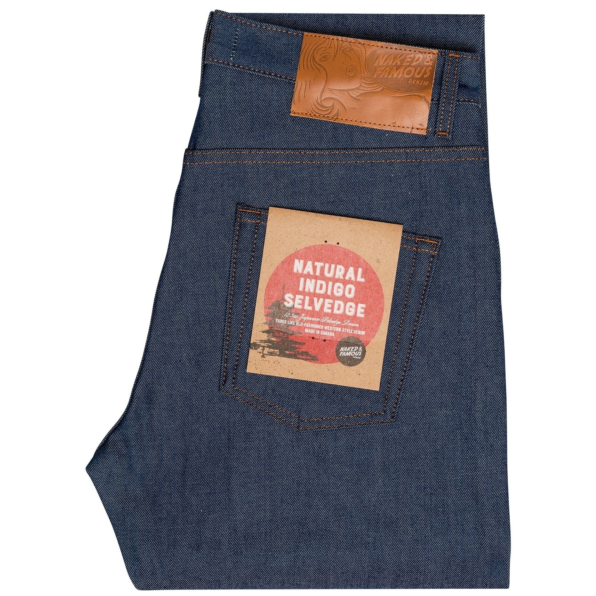 Easy Guy Natural Indigo Selvedge - Raw Blue
