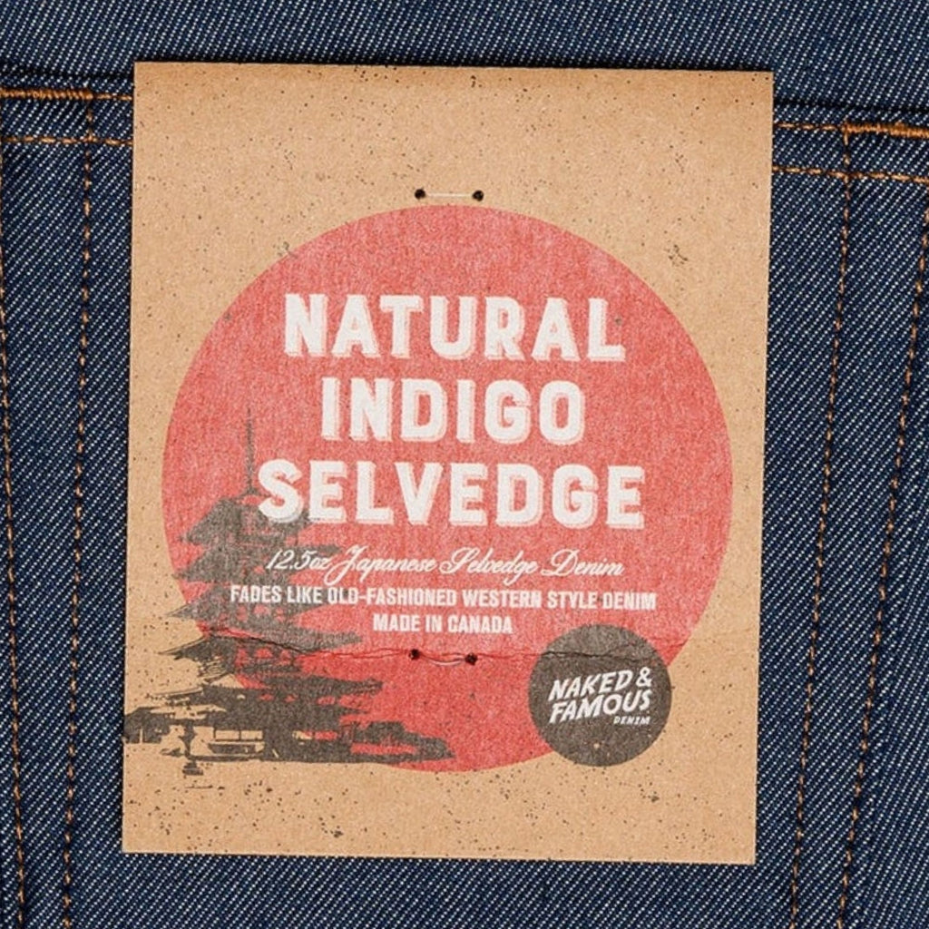 Easy Guy Natural Indigo Selvedge - Raw Blue