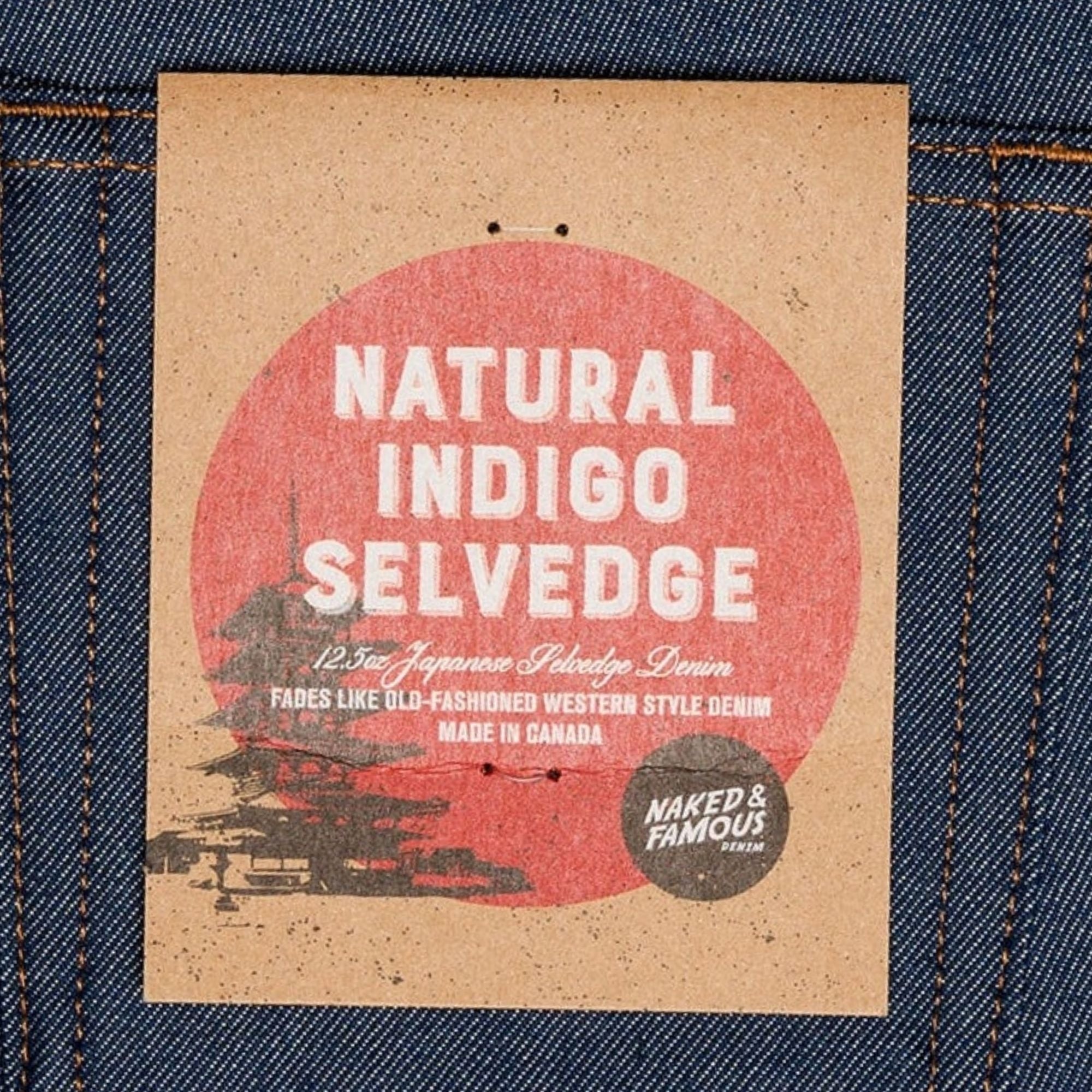 Easy Guy Natural Indigo Selvedge - Raw Blue