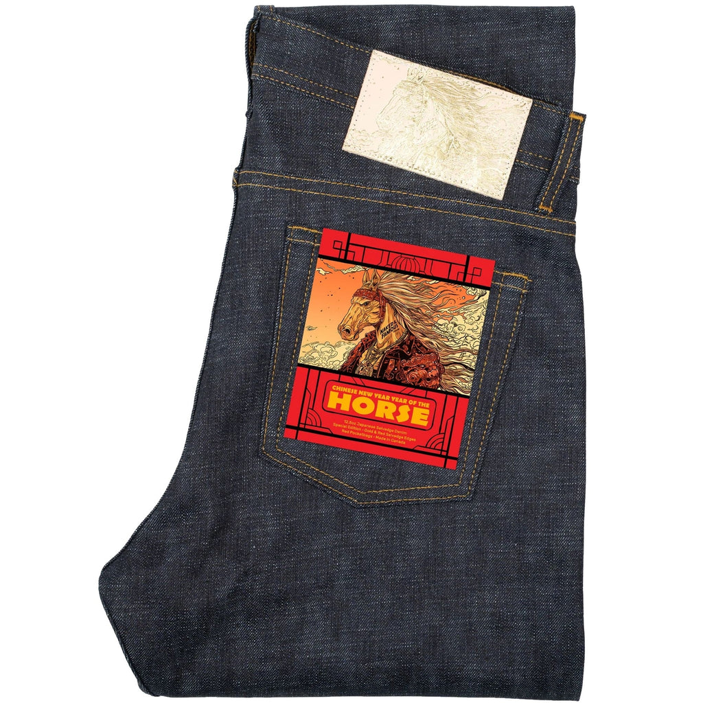 Weird Guy Chinese New Year - Year Of The Horse Selvedge - Indigo