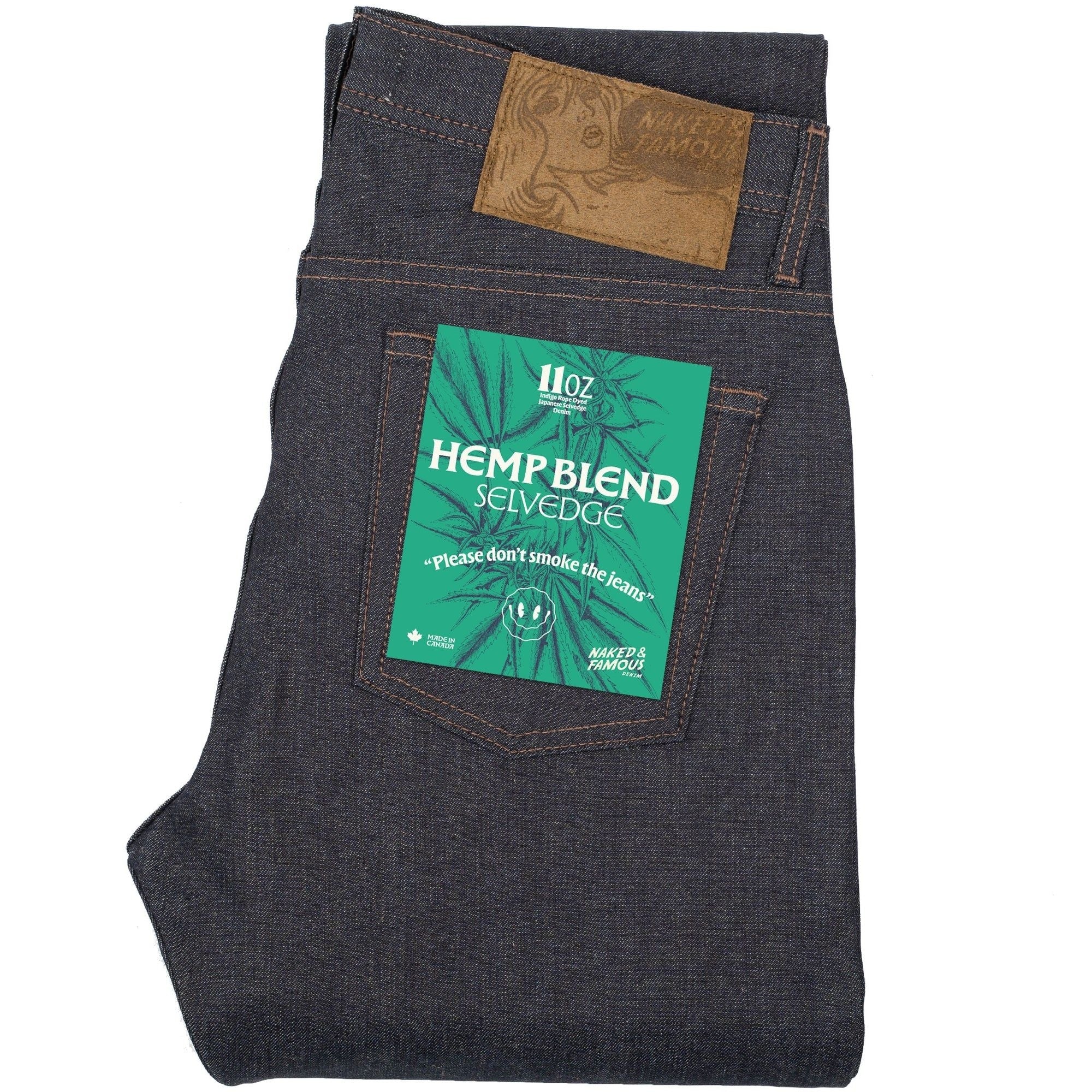 Weird Guy Hemp Blend Selvedge - Indigo