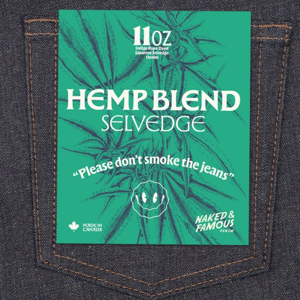 Weird Guy Hemp Blend Selvedge - Indigo