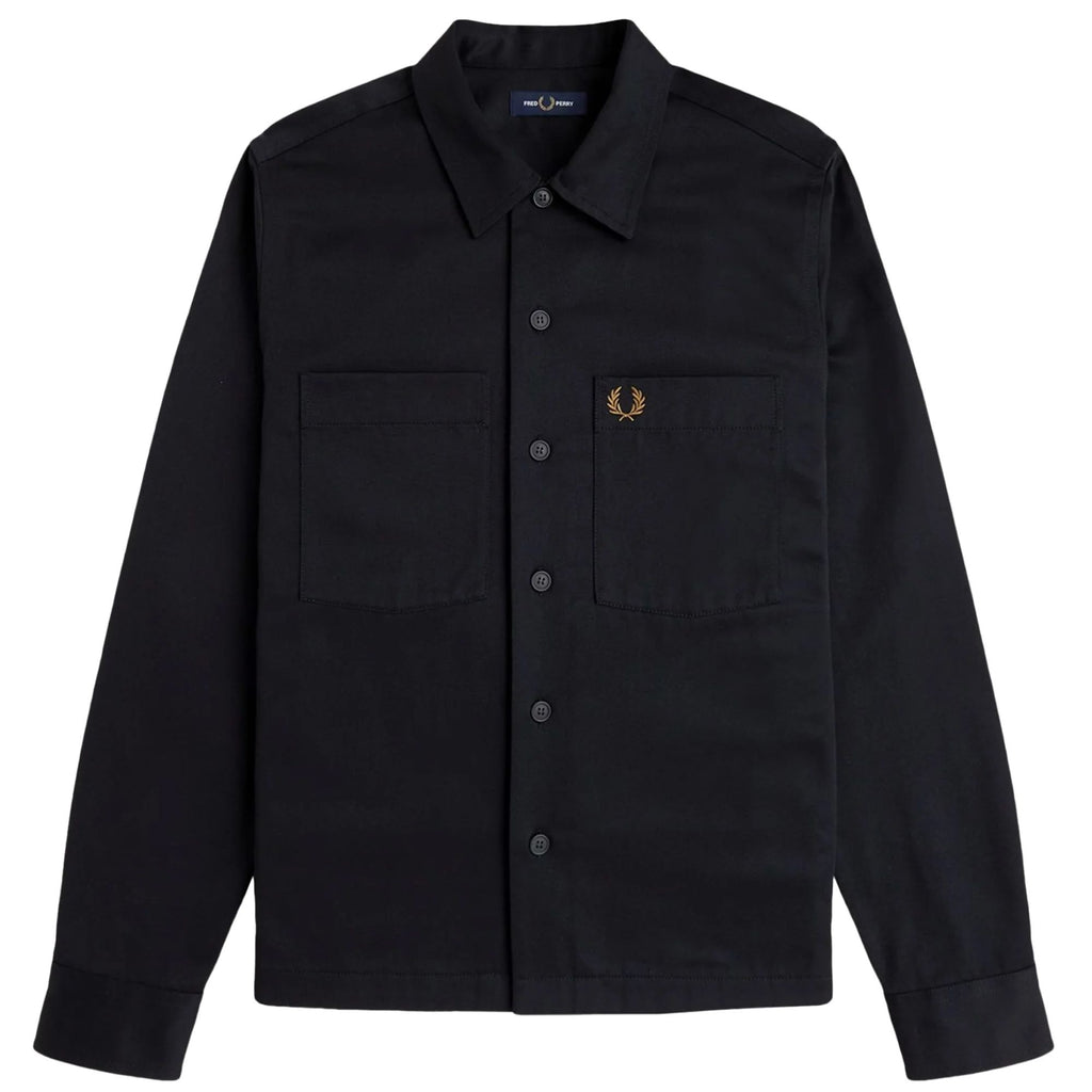 Twill Overshirt - Black