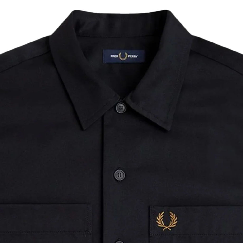 Twill Overshirt - Black