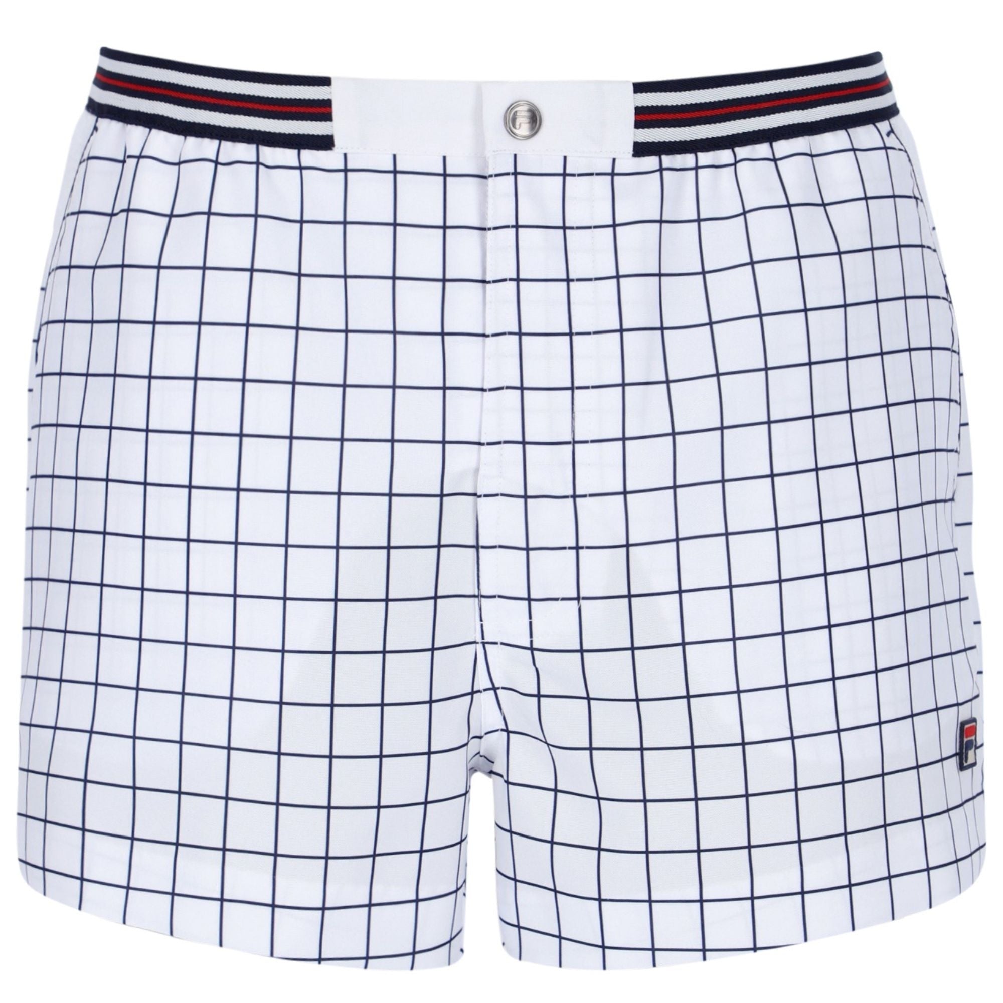 High Tide Terry Stripe Shorts - White