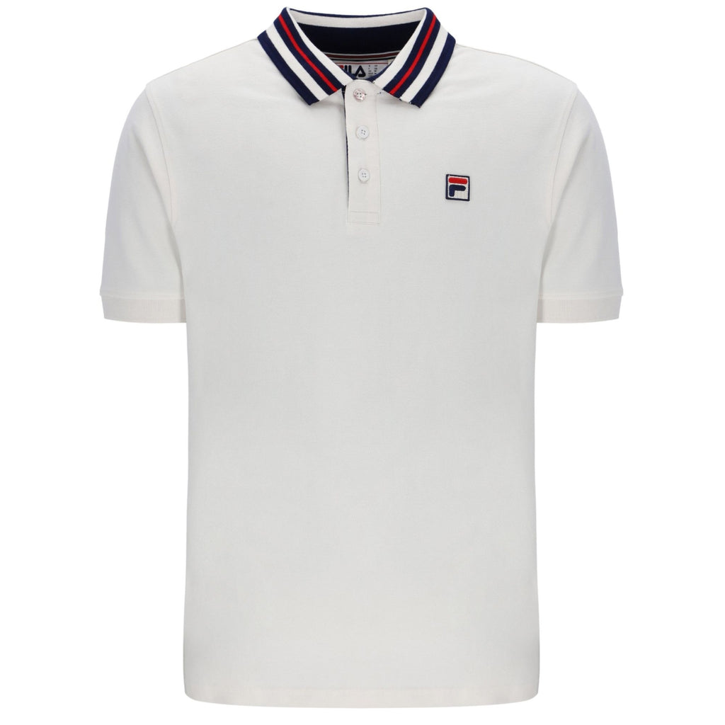 Achille Heritage Tape Polo - Gardenia