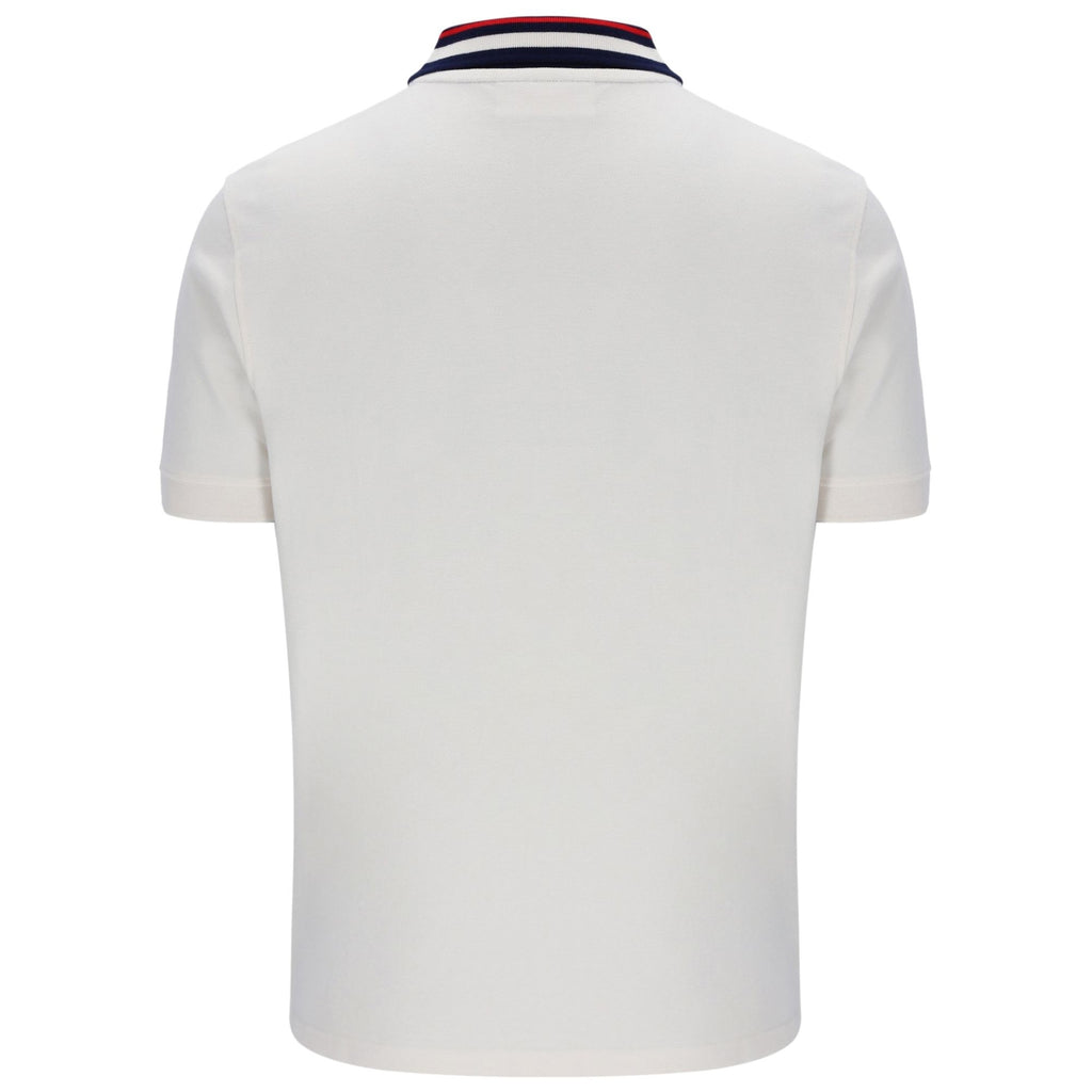 Achille Heritage Tape Polo - Gardenia