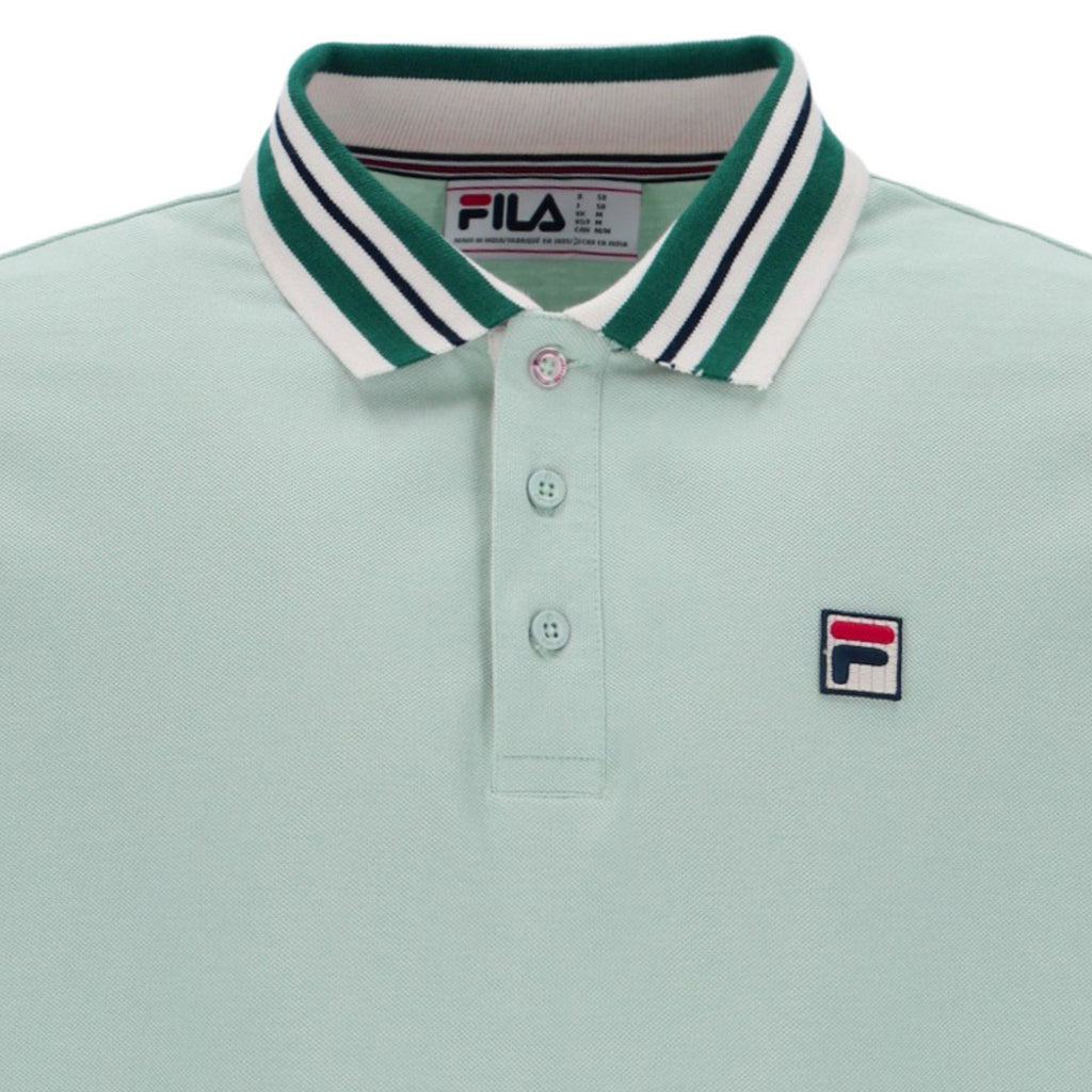 Achille Heritage Tape Polo - Surf Spray