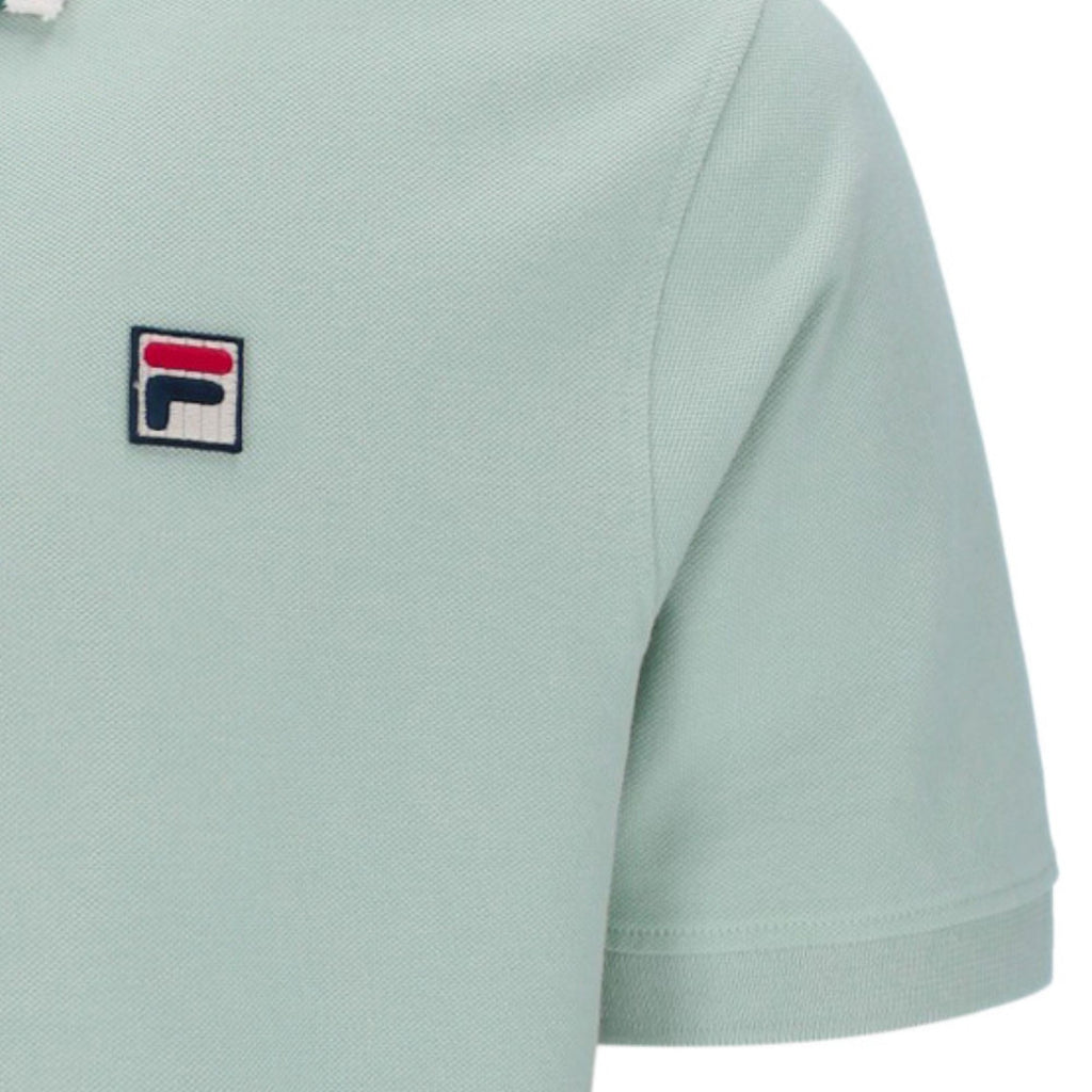 Achille Heritage Tape Polo - Surf Spray