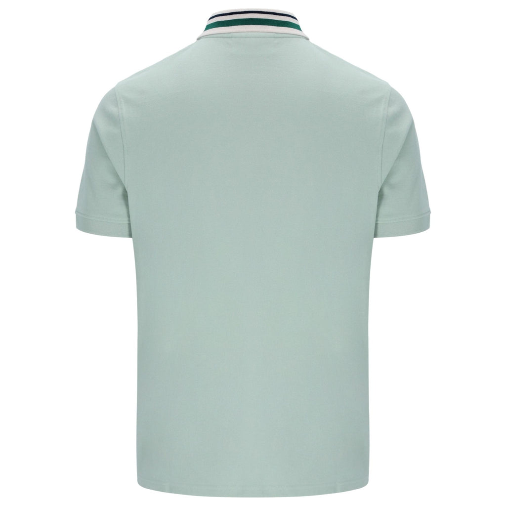 Achille Heritage Tape Polo - Surf Spray