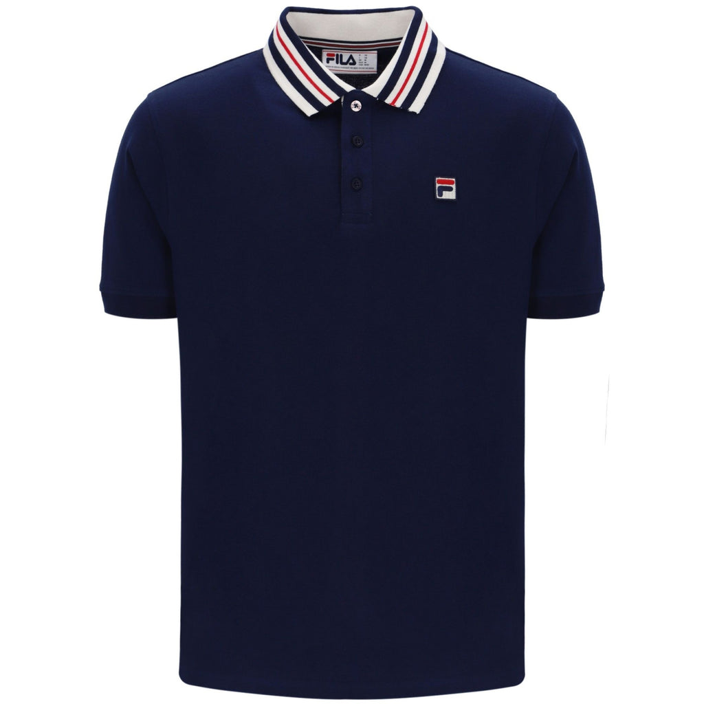 Achille Heritage Tape Polo - Fila Navy