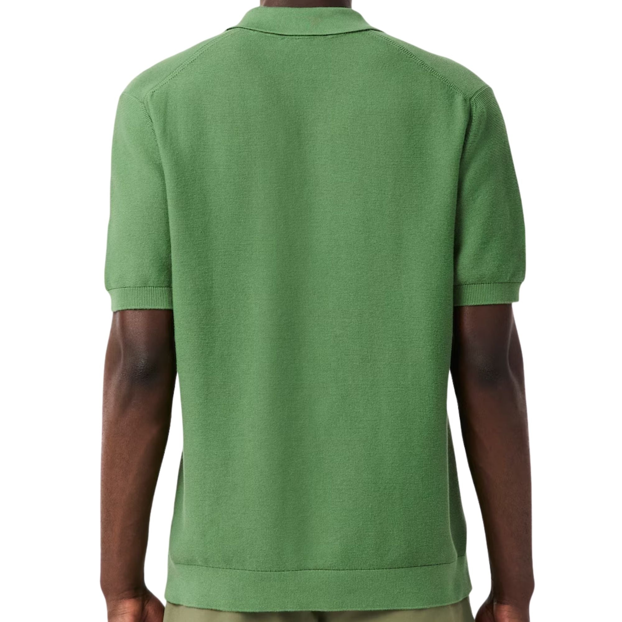 Knitted Polo Shirt - Lettuce