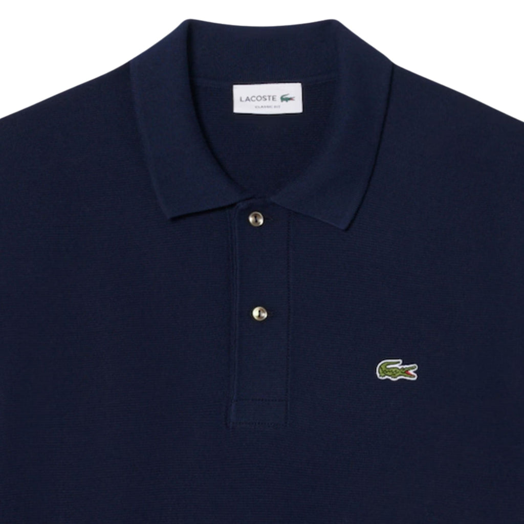 Knitted Polo Shirt - Navy