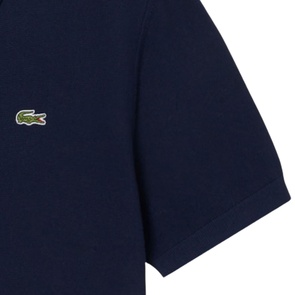 Knitted Polo Shirt - Navy