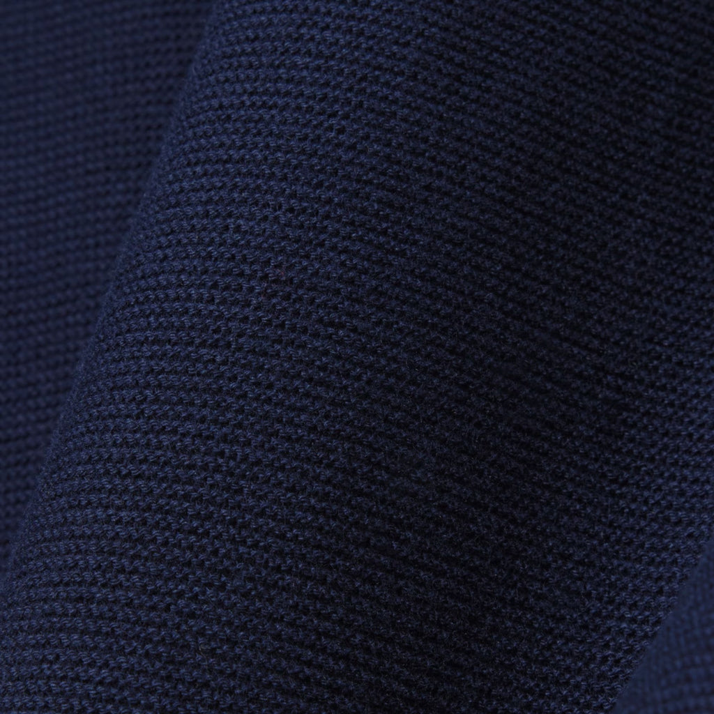 Knitted Polo Shirt - Navy