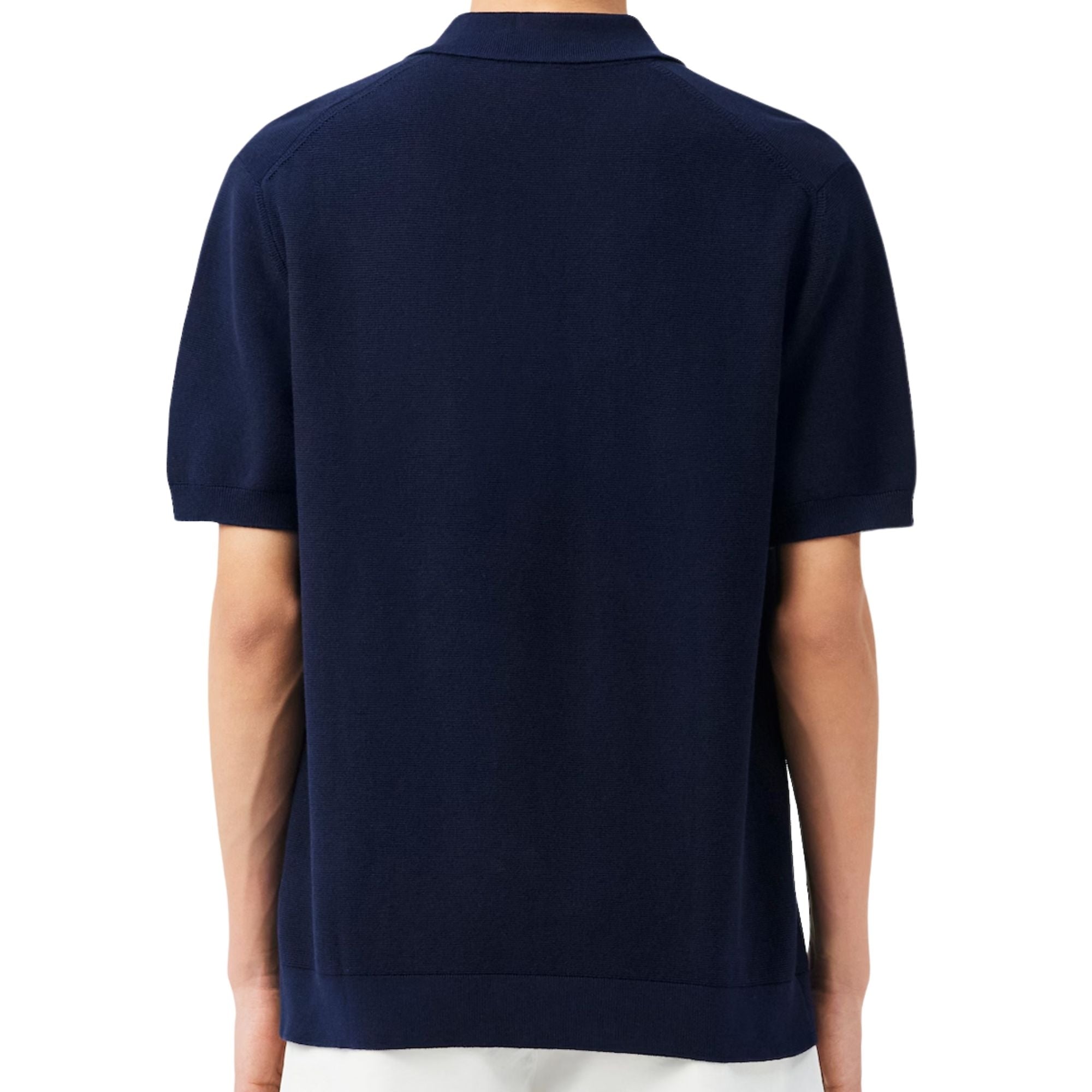 Knitted Polo Shirt - Navy