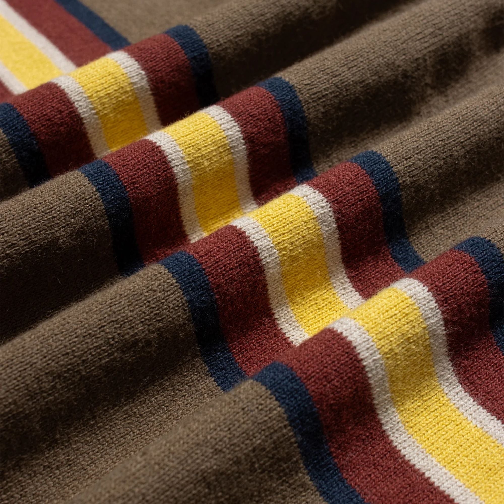 Velzy Canopy Stripe Knit Shirt - Brown