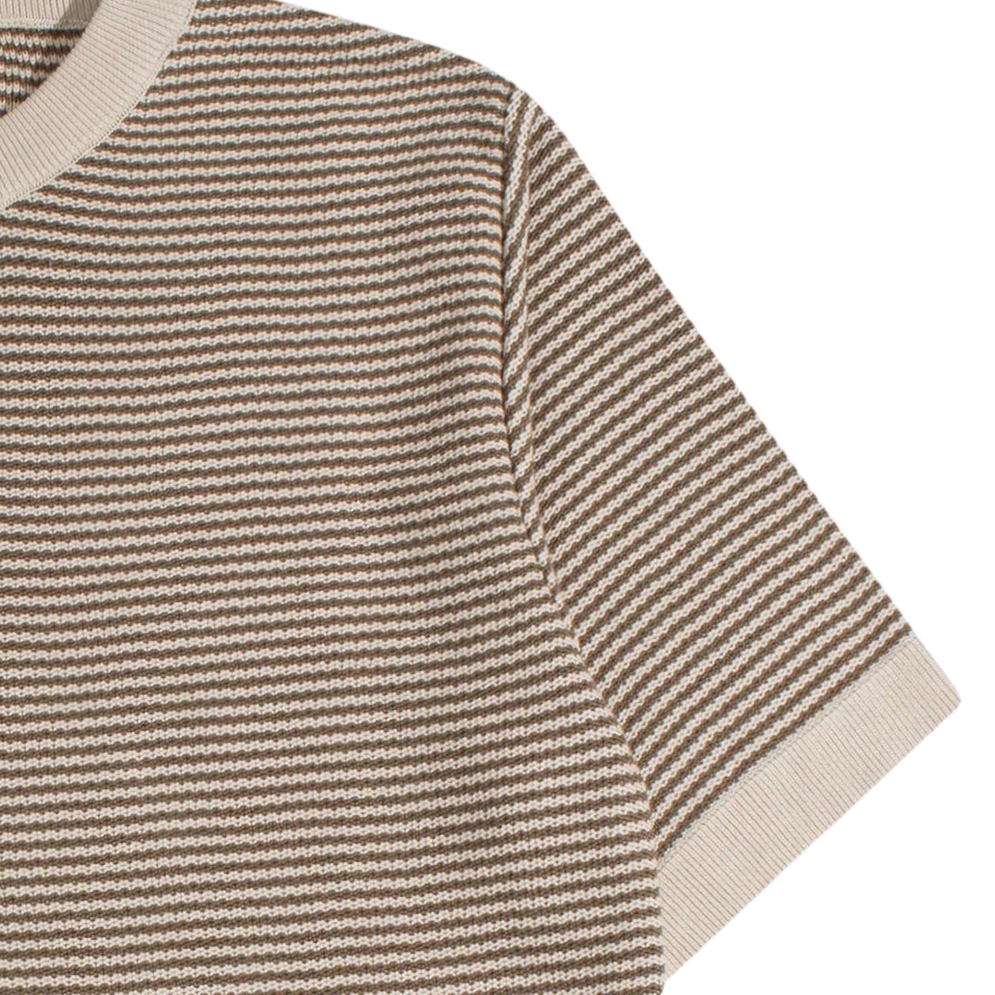 Newport Knit T-Shirt - Sand/Brown