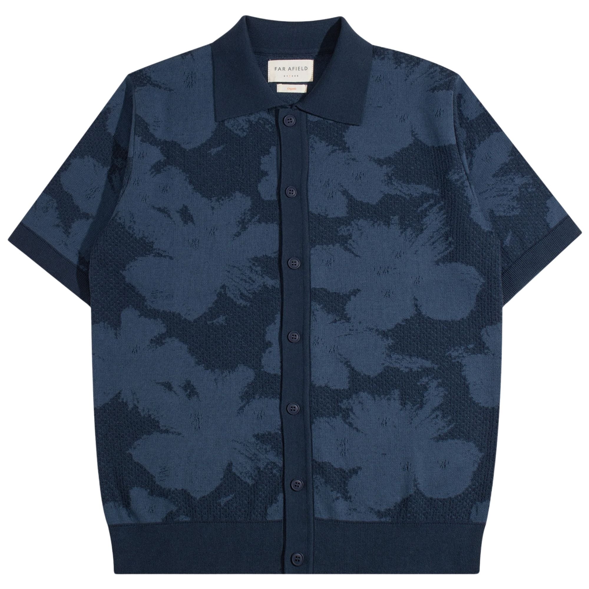Zigger Knitted Shirt - Navy