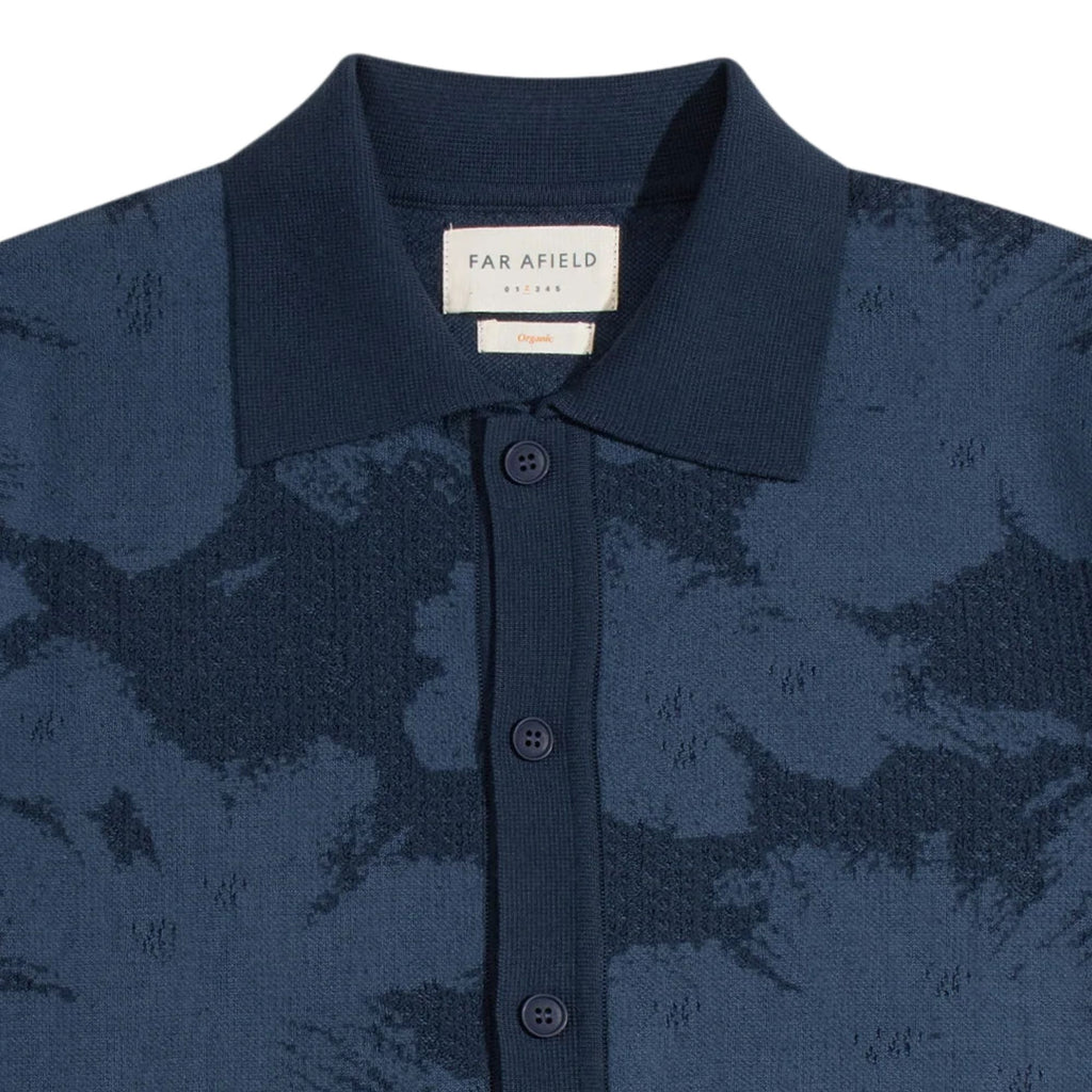 Zigger Knitted Shirt - Navy