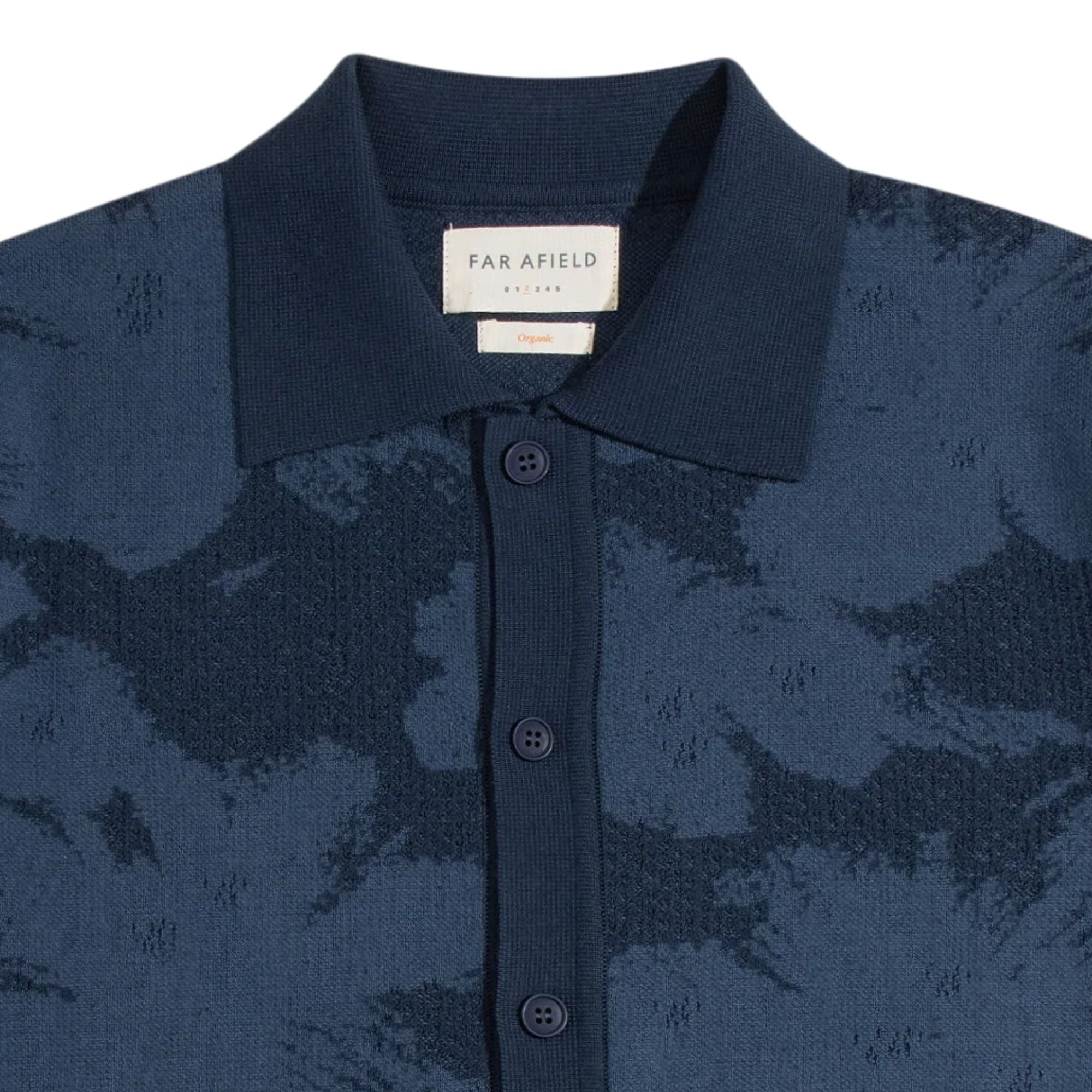 Zigger Knitted Shirt - Navy