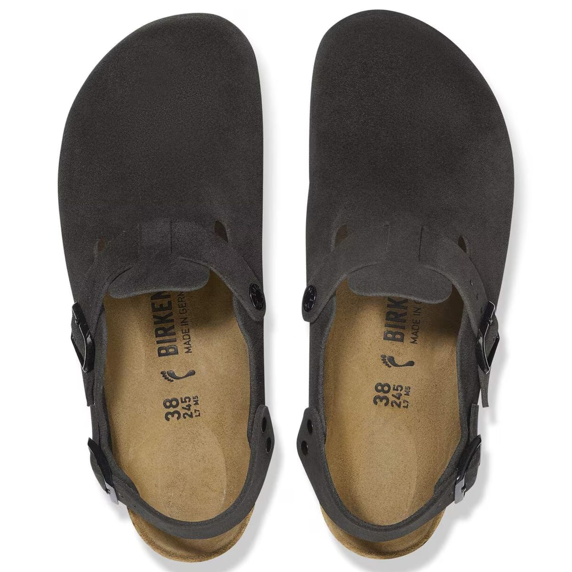 Birkenstock Tokio II Suede - Black – Stuarts London