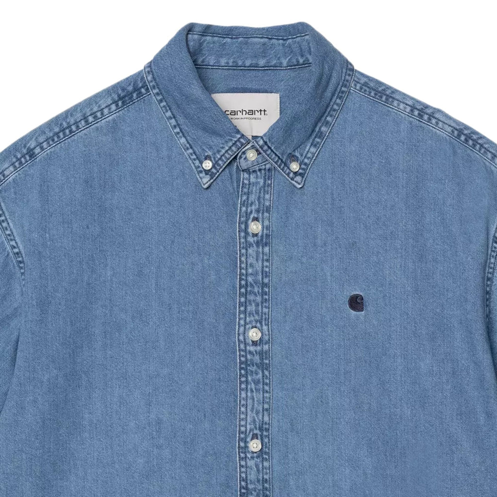 Short Sleeve Lucas Shirt - Blue Stone