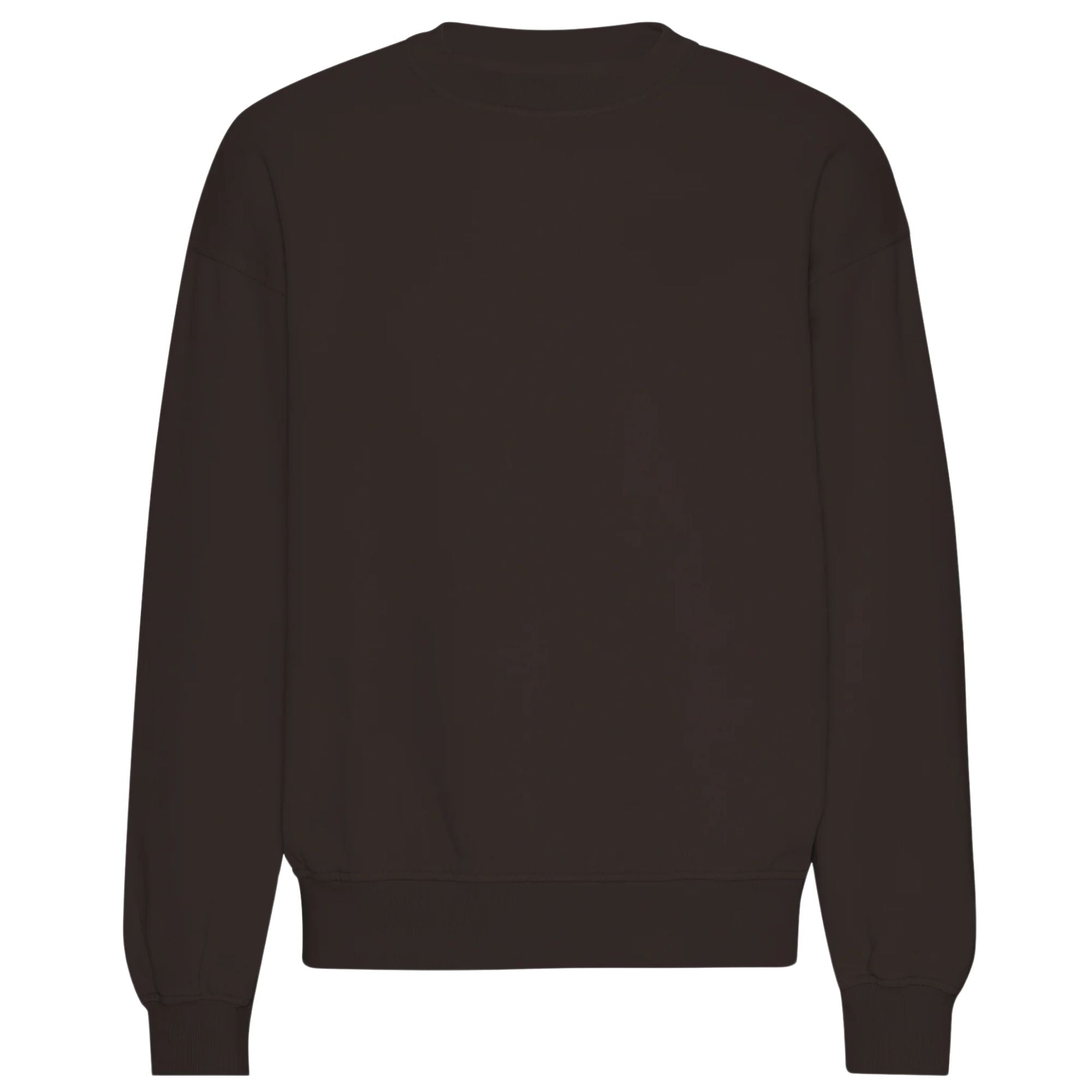 Organic Oversized Crew - Coffee Brown