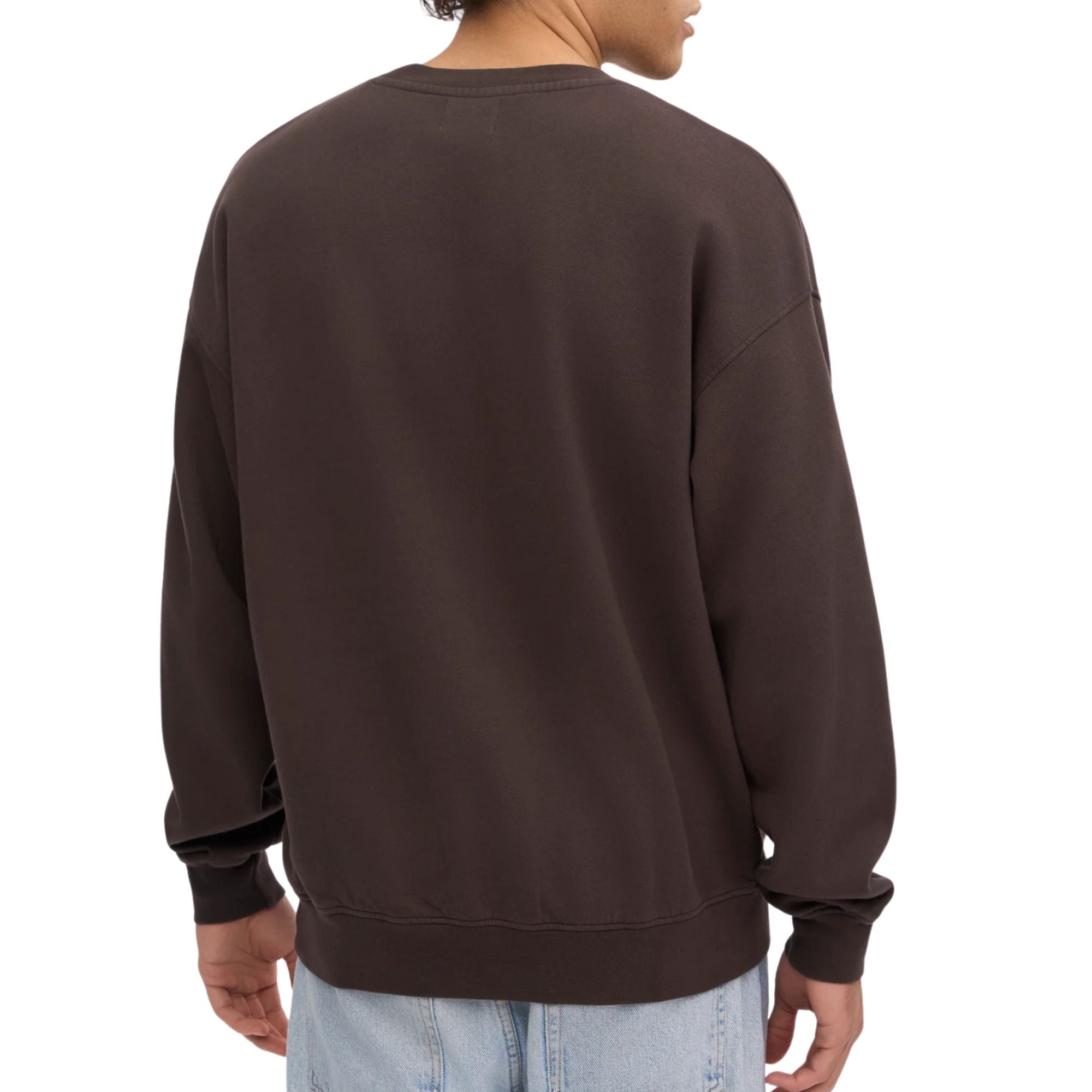 Organic Oversized Crew - Coffee Brown
