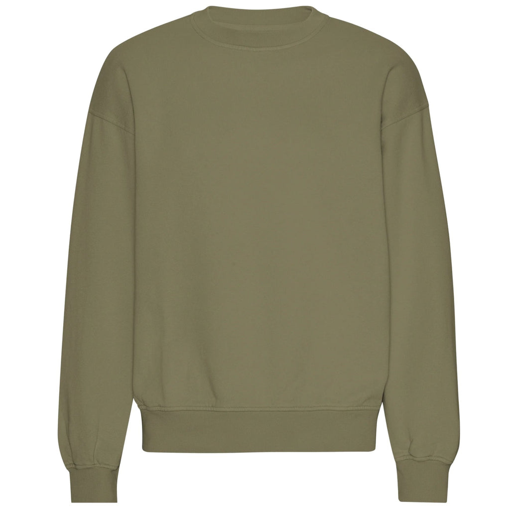 Organic Oversized Crew - Dusty Olive