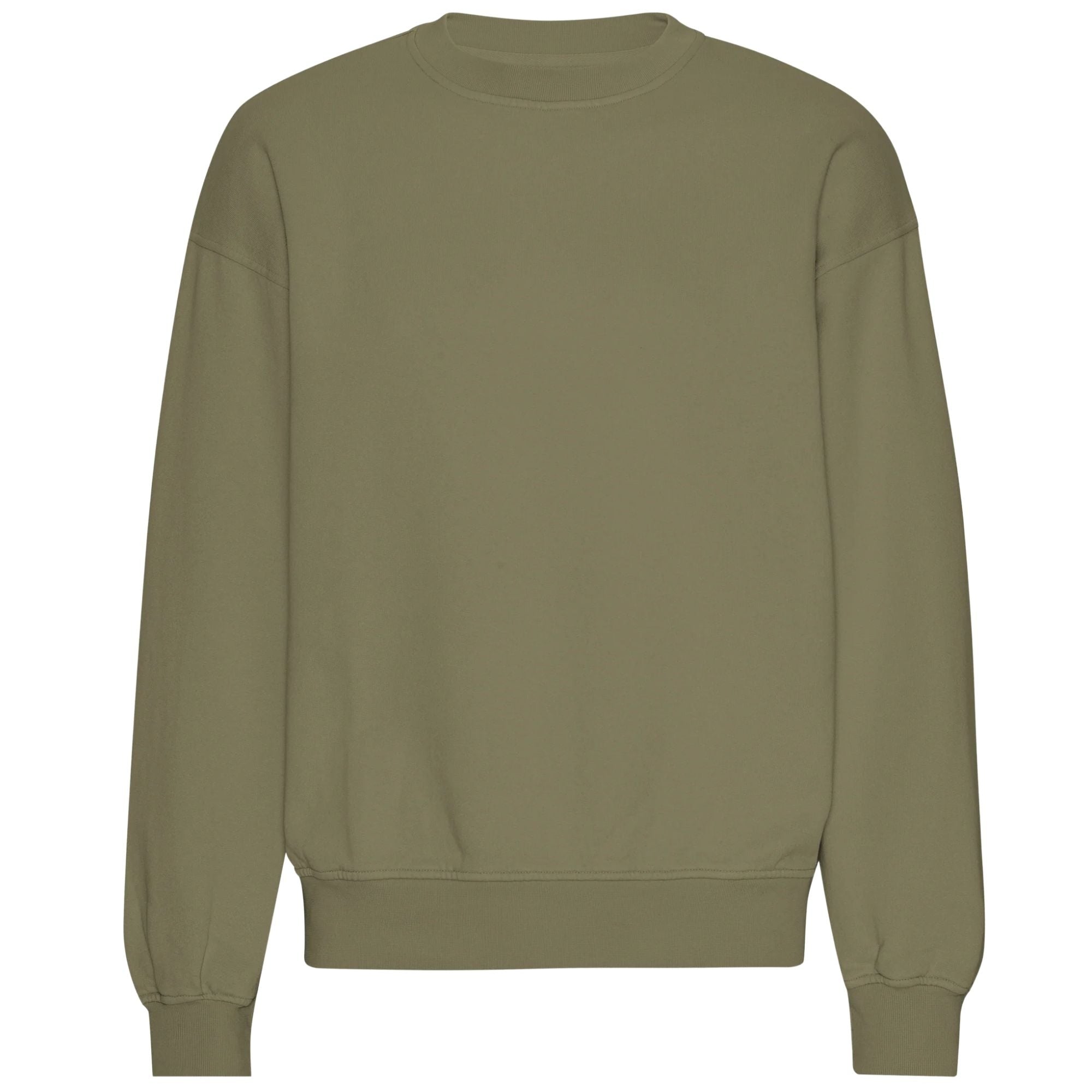 Organic Oversized Crew - Dusty Olive