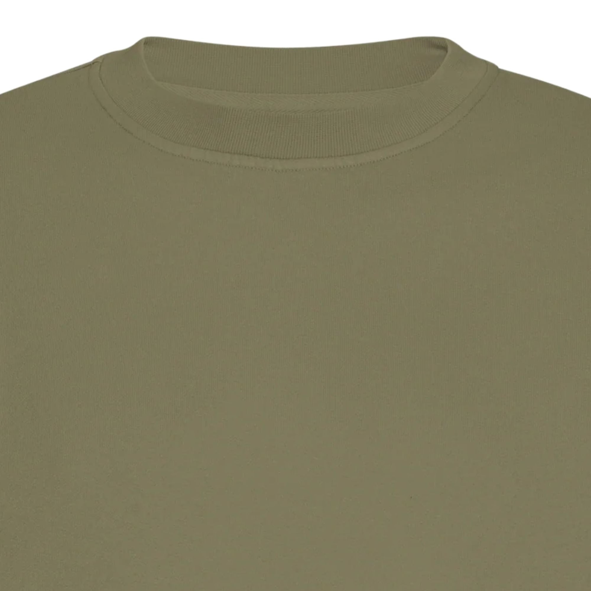 Organic Oversized Crew - Dusty Olive