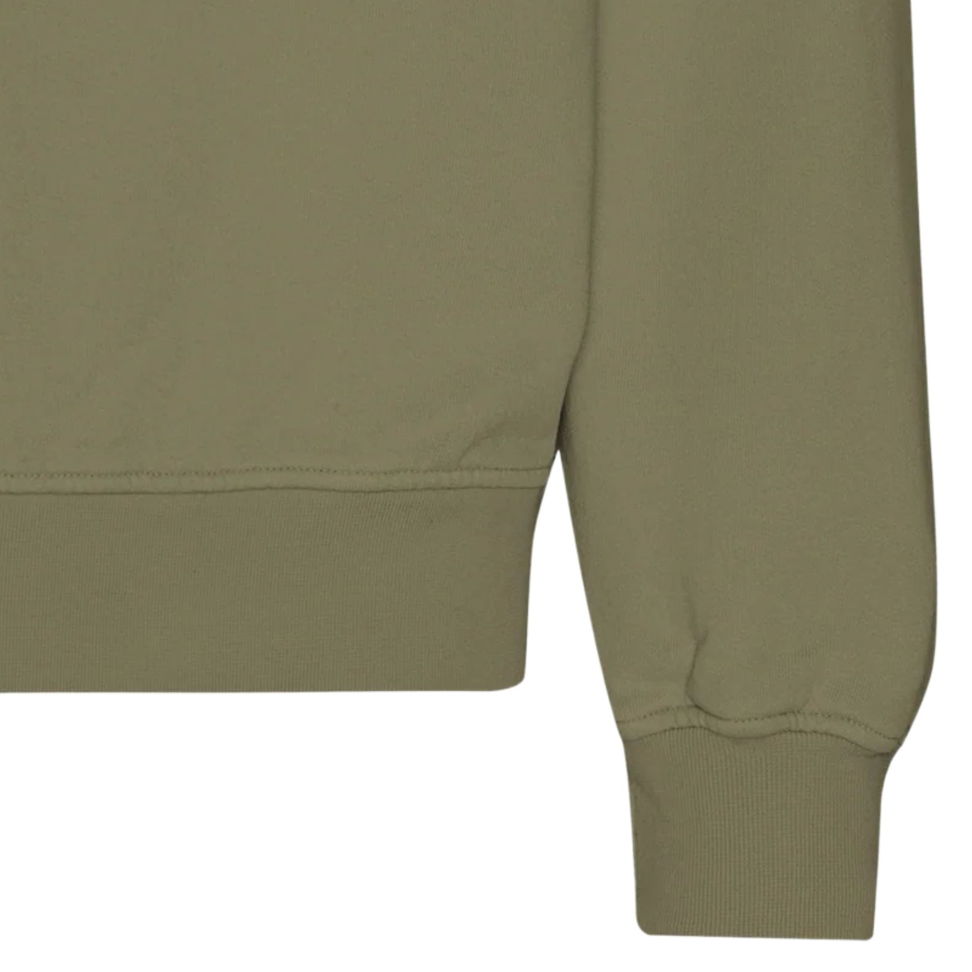 Organic Oversized Crew - Dusty Olive