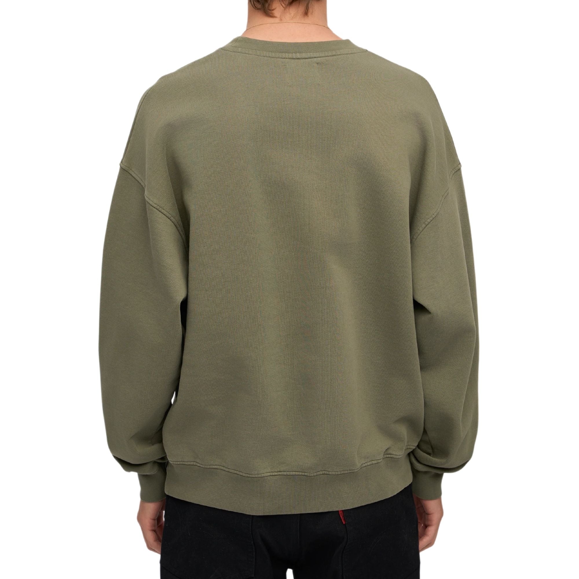 Organic Oversized Crew - Dusty Olive