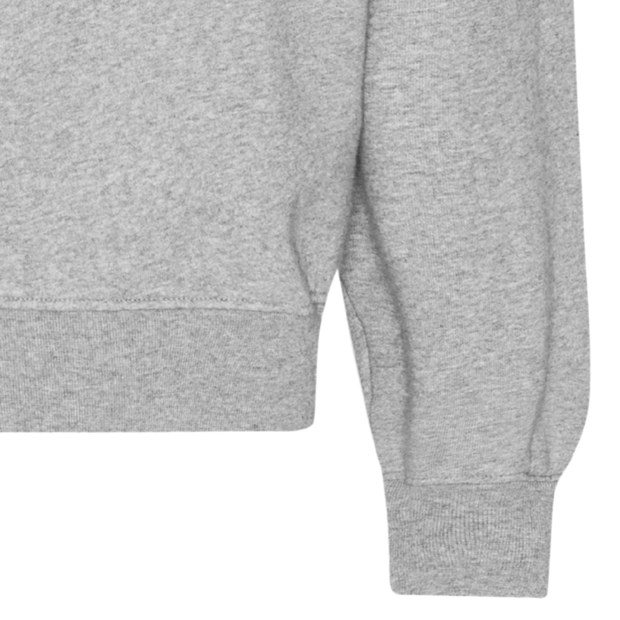 Organic Oversized Crew - Heather Grey