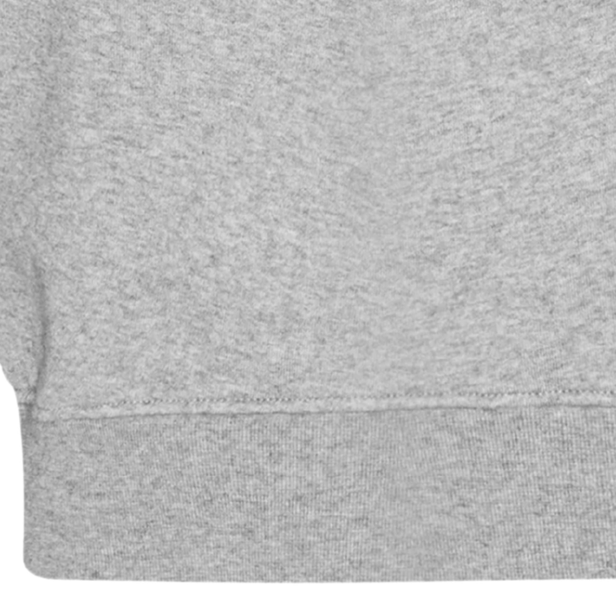 Organic Oversized Crew - Heather Grey