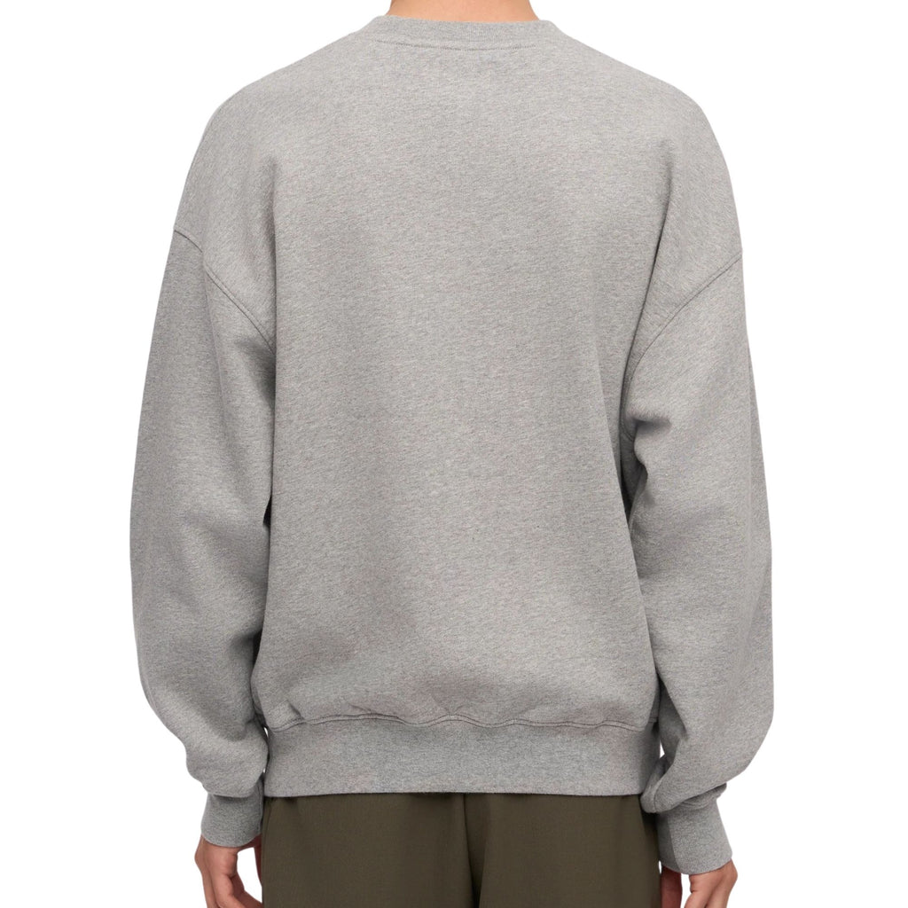 Organic Oversized Crew - Heather Grey