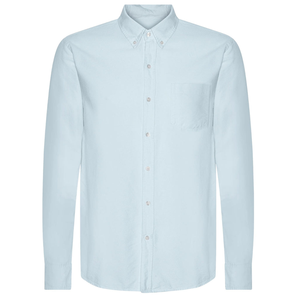 Organic Button Down Shirt - Polar Blue
