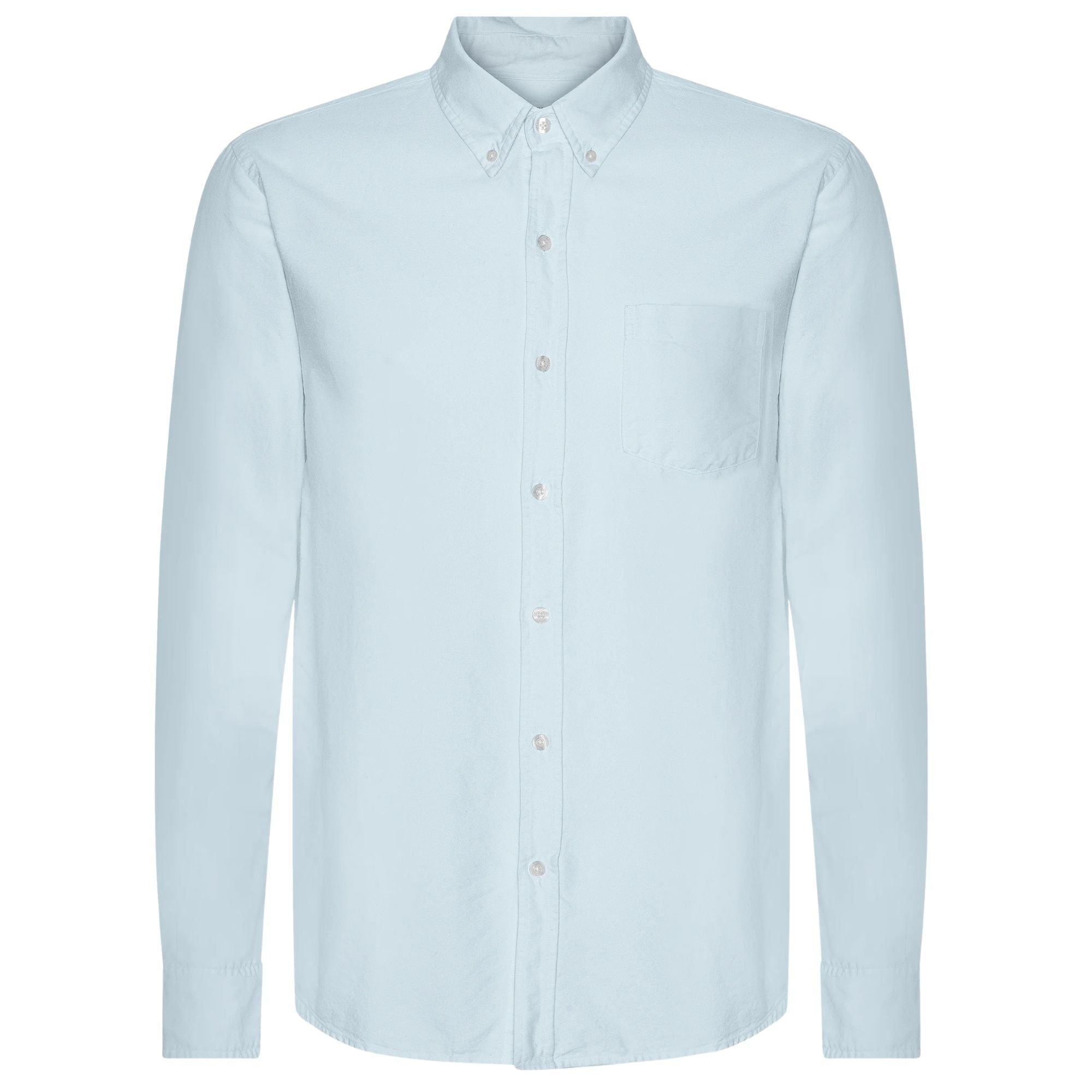 Organic Button Down Shirt - Polar Blue