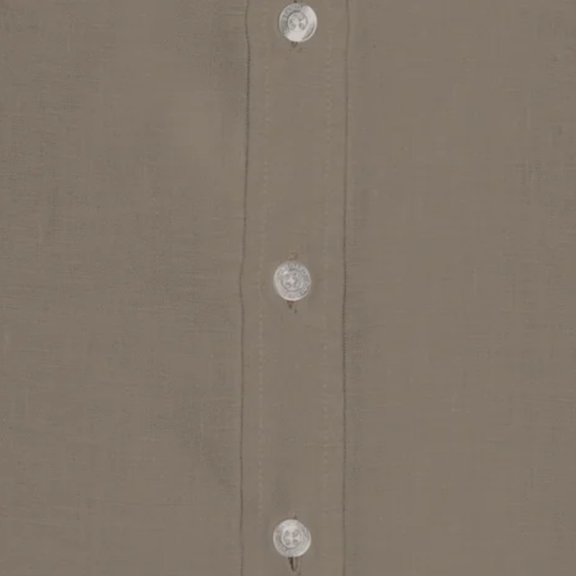 Linen Short Sleeve Shirt - Dusty Olive